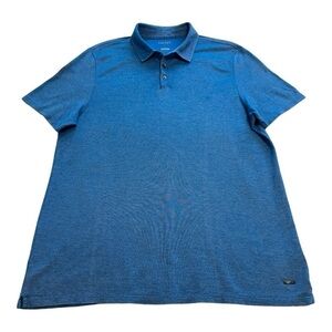 DKNY Short Sleeve Button Front Slim Fit Polo Shirt - Size XL